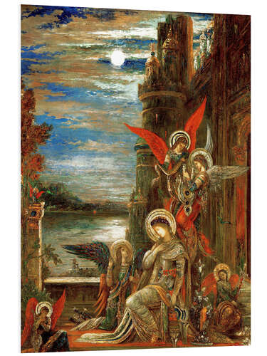 Foam board print St. Cecilia (The Angels Announcing her Coming Martyrdom)