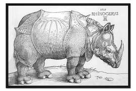 Gerahmter Kunstdruck Das Nashorn, 1515