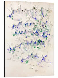 Magnettafel Wellen - Bewegtes Wasser