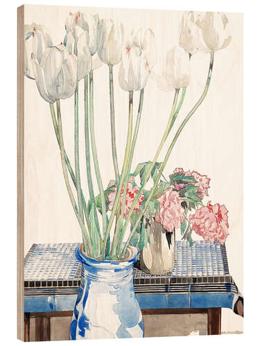 Puutaulu White Tulips