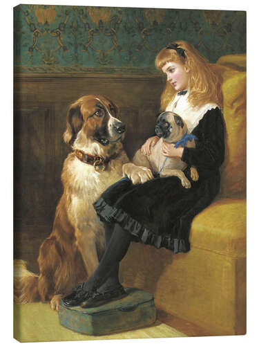 Tableau sur toile Camarades de jeu