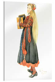 Gallery Print Lisbeth spielt Akkordeon