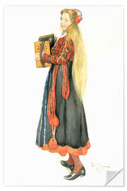 Sisustustarra Lisbeth Playing the Accordion