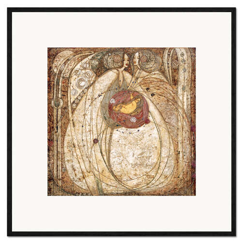 Plakat artystyczny premium w ramie The heart of the rose