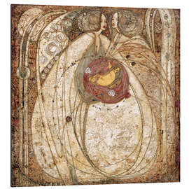 Magnettafel Das Herz der Rose