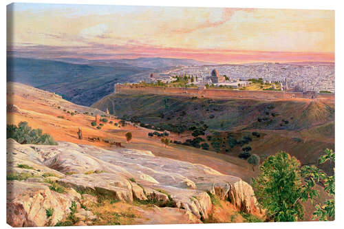 Tableau sur toile Jerusalem from the Mount of Olives