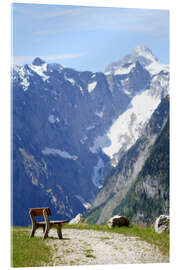 Acrylic print Peace in the Alps