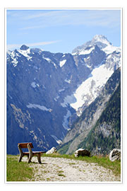 Wandbild  Ruhe in den Alpen - Jens Berger