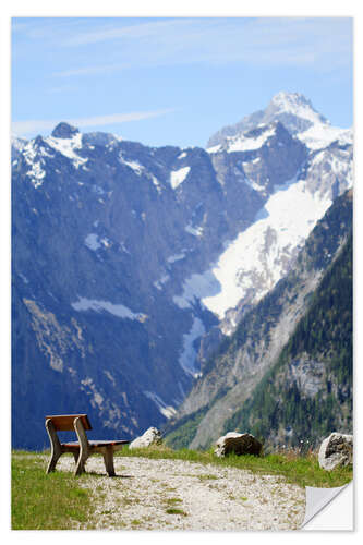 Vinilo para la pared Peace in the Alps