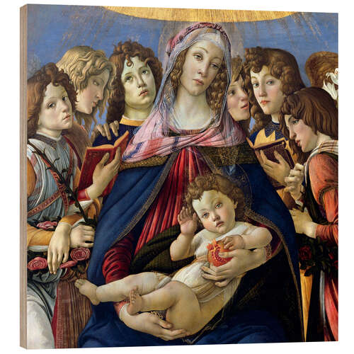 Trebilde Madonna with Child and six Angels