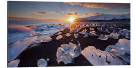 Aluminium print Jökulsarlon 1