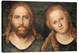 Lærredsbillede  Christ and Mary Magdalene - Lucas Cranach d.Ä.