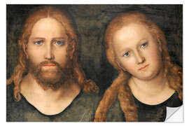 Wandsticker Christus und Maria Magdalena