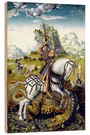 Holzbild Der Heilige Georg - Lucas Cranach d.Ä.