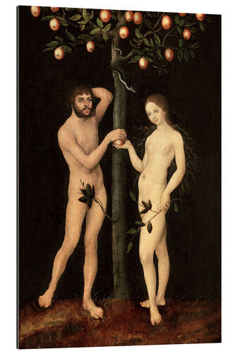 Gallery print Adam and Eve