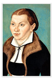 Print  Katharina von Bora - Lucas Cranach d.Ä.