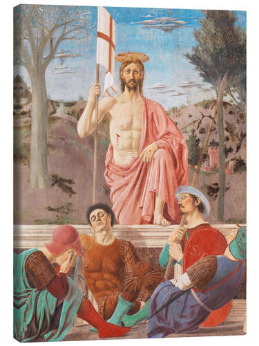 Lienzo La resurrección de Cristo