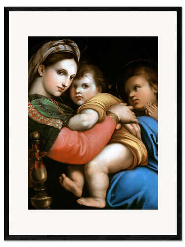 Framed art print Madonna della Sedia