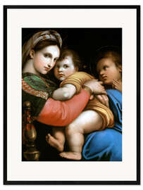 Framed art print Madonna della Sedia