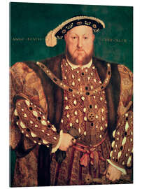 Quadro em acrílico Henry VIII. Of England