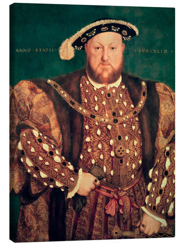 Lienzo Henry VIII. Of England