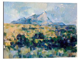 Tableau en aluminium Montagne Sainte-Victoire, 1904