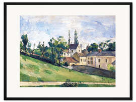 Gerahmter Kunstdruck Der ansteigende Weg