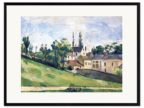 Gerahmter Kunstdruck Der ansteigende Weg