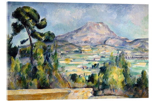 Acrylglasbild Montagne Sainte-Victoire