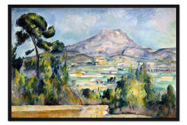 Gerahmter Kunstdruck Montagne Sainte-Victoire