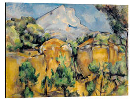 Magnettafel Montagne Sainte‑Victoire vom Bibémus Steinbruch