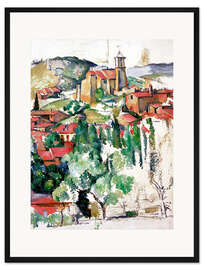 Gerahmter Kunstdruck Gardanne am Nachmittag