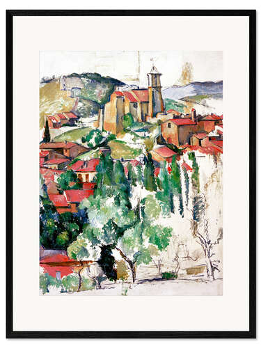 Framed art print Gardanne, l'après-midi