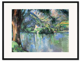 Gerahmter Kunstdruck Der See von Annecy