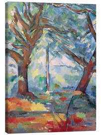 Canvas print Large trees