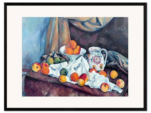 Impresión de arte enmarcada Nature morte
