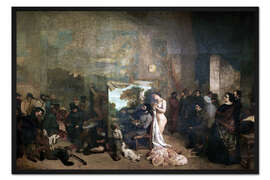 Gerahmter Kunstdruck Das Atelier