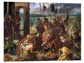 Foam board print The conquest of Constantinople by the crusaders