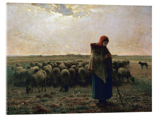 Akryylilasitaulu The shepherdess