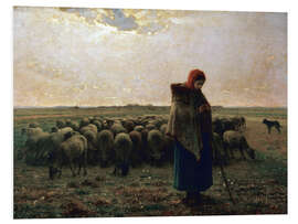 Foam board print The shepherdess