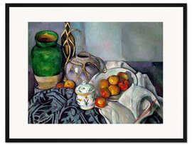 Gerahmter Kunstdruck Ingwertopf