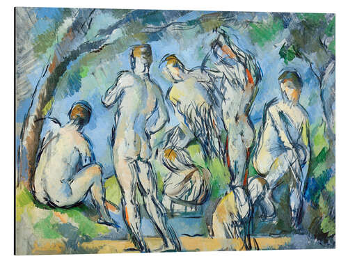 Aluminium print The Seven Bathers