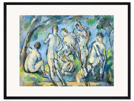 Gerahmter Kunstdruck Die Sieben Badenden