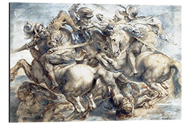 Aluminiumtavla Battle of Anghiari, sketch