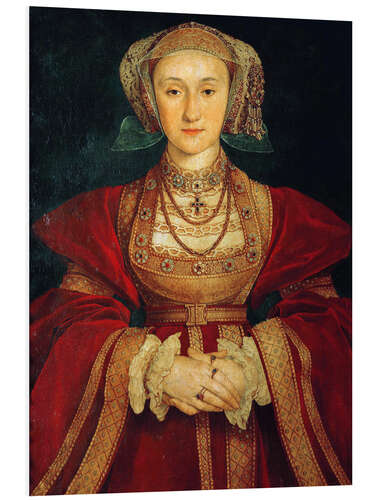 Foam board print Anne of Cleves