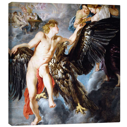 Canvas print Abduction of Ganymede