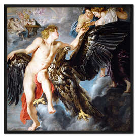 Gerahmter Kunstdruck Raub des Ganymed