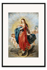 Gerahmter Kunstdruck Unbefleckte Empfängnis