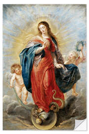 Selvklebende plakat Immaculate Conception