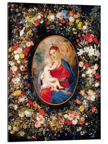 Galleriataulu Madonna in the floral wreath